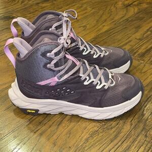 Hoka One One Anacapa Breeze Mid Raisin Pale Mauve Womens Hiking Boots Size 10 B